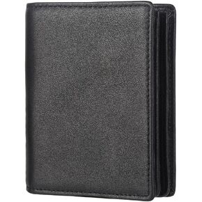 Guarditude Mens Bifold Wallets Large Capacity RFID Blocking Genuine Leather Wallet Includes ID Window and 15 Credit Card Slots, Gift for Men in Saudi Arabia