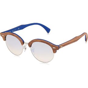 Ray-Ban Rb4246m Clubhouse Wood Round Sunglasses in Kuwait