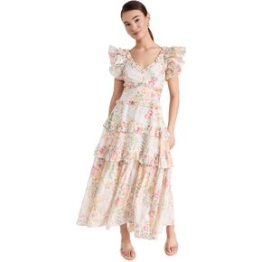 Needle & Thread Women's Sunrise Bloom Backless Ankle Gown in Kuwait