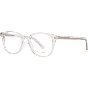 Saint Laurent SL523 006 Eyeglasses Beige Transparent Full Rim Square Shape 52mm in Saudi Arabia