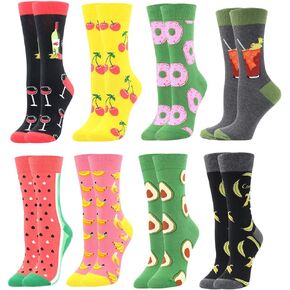 جوارب نسائية من BISOUSOX، جوارب ملونة لطيفة ومبتكرة، جوارب طاقم غير تقليدية ومضحكة للأم والصديقة in Kuwait