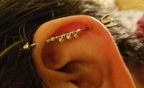 Briana Williams 14G الأقراط الصناعية الجراحية الصلب القلب ستار القمر استرخى ثقب المجوهرات الصناعية 1 1/2 بوصة 38 مم شريط صناعي ثقب الحديد الصناعي الفضي للنساء والرجال in Kuwait