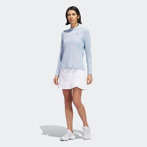 adidas Womens Women's Ultimate365 Long Sleeve Mock Polo Shirt in Saudi Arabia