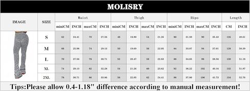 سراويل ضيقة نسائية من Molisry مكدسة غامضة محبوكة بخصر عالٍ بنطال رياضي مخطط بشراشيب 2023 in Kuwait
