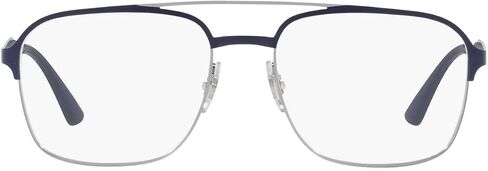 Ray-Ban RX6404-2947 EYEGLASSES GUNMETAL/BLUE w/Clear Demo Lens 56MM in Saudi Arabia