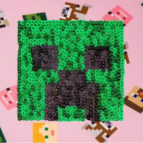 Minecraft Girl's Dress with Creeper Sequins for Little and Big Girls 4-16 in Saudi Arabia