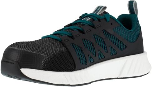 Reebok Women's Rb431 Fusion Flexweave Safety Composite Toe Athletic Work Shoe Black and Grey Industrial in Saudi Arabia