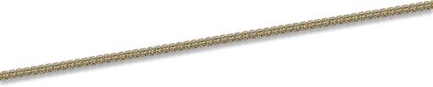 قلادة LoveBling من الذهب الأصفر عيار 10 قيراط بلونين بقطر 4 مم من قطع الماس مع قفل جراد البحر (متوفرة مقاس 18 بوصة - 30 بوصة) in Saudi Arabia