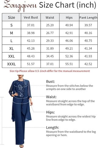 طقم بدلة أم العروس مكون من 3 قطع مع زينة من الدانتيل طقم رسمي أنيق أنيق أزرق داكن in Kuwait