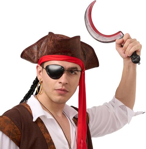 Spooktacular Creations Halloween Fake Sickle Plastic Sickle Weapon Toy Sickle Prop Fake Sickle Grim Scythe Weapons for Halloween Costume Accessories, Zombie Costume in Saudi Arabia