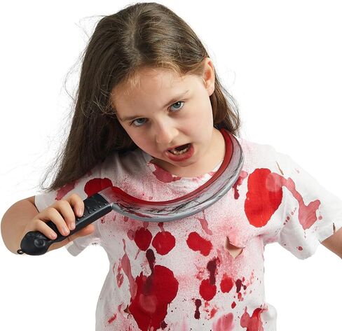 Spooktacular Creations Halloween Fake Sickle Plastic Sickle Weapon Toy Sickle Prop Fake Sickle Grim Scythe Weapons for Halloween Costume Accessories, Zombie Costume in Saudi Arabia
