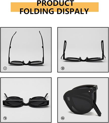 نظارات شمسية مستقطبة قابلة للطي من WMAO للبنات والأولاد 100% حماية من الأشعة فوق البنفسجية بإطار TR90 لطيف AM036 in Kuwait