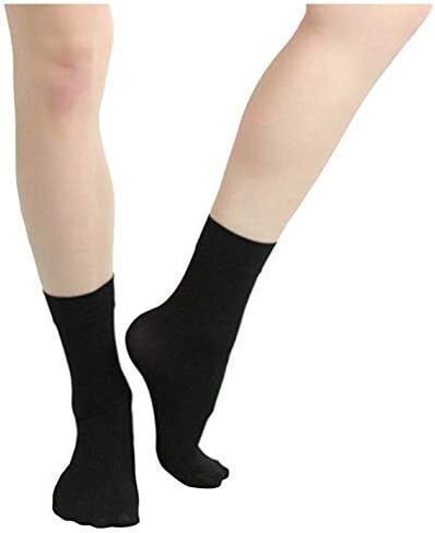 6/12 زوجًا من الجوارب النسائية السوداء مقاس 7-9 جوارب نسائية سوداء خفيفة الوزن من القطن الناعم ورقيقة وغير رسمية للأعمال in Kuwait