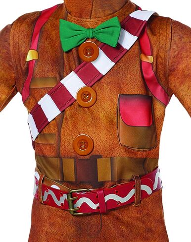 زي روح الهالوين Fortnite Merry Marauder | مرخص رسميًا | لعبة فيديو كوسبلاي | زي رجل خبز الزنجبيل in Saudi Arabia