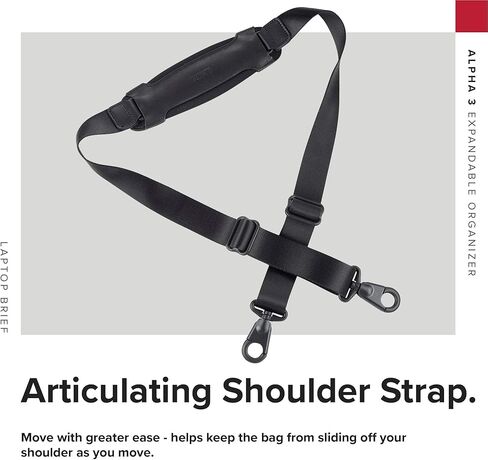 TUMI - حقيبة كمبيوتر محمول صغيرة الحجم Alpha 3 ذات شاشة كبيرة - حقيبة كمبيوتر مقاس 17 بوصة للرجال والنساء in Kuwait