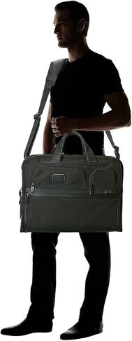 TUMI - حقيبة كمبيوتر محمول صغيرة الحجم Alpha 3 ذات شاشة كبيرة - حقيبة كمبيوتر مقاس 17 بوصة للرجال والنساء in Kuwait