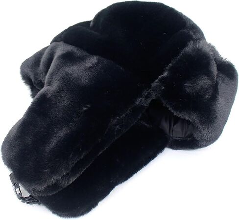 قبعات Ushanka الروسية للشتاء، قبعات الصياد مع أغطية الأذن، قبعة شتوية دافئة للنساء والرجال، قبعات شتوية مقاومة للرياح in Kuwait