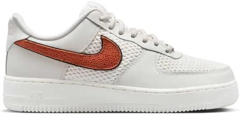 Nike Women's Air Force 1 Low Basketball Shoe, Sail/Orange Trance-black-metal, 7.5 in Saudi Arabia
