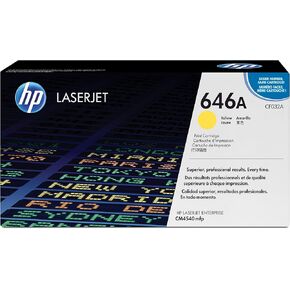 Original HP 646A Yellow Toner Cartridge | Works with HP Color LaserJet Enterprise CM4540 MFP Series | CF032A in Kuwait