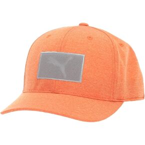 Puma Golf 2019 Men's Utility Patch Snapback Hat (One Size), Vibrant Orange in Saudi Arabia