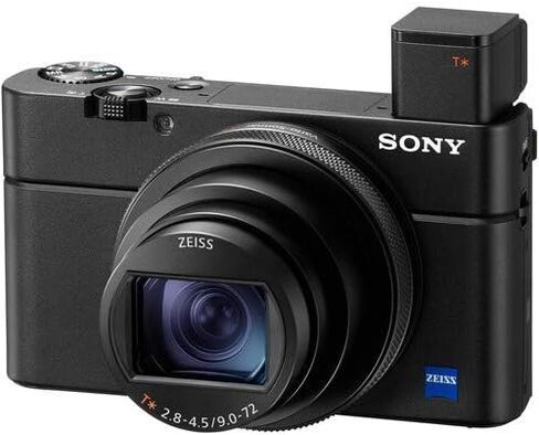 Sony Cyber-Shot DSC-RX100 VII Digital Camera with Essential Bundle; Includes: SanDisk Extreme 64GB Memory Card, 3X Spare NP-BX1/M8 Rechargeable Lithium-Ion Battery Packs, and More (Renewed) in Kuwait