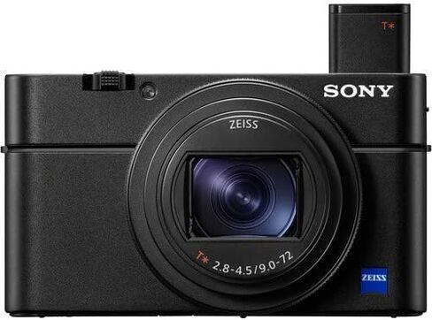 Sony Cyber-Shot DSC-RX100 VII Digital Camera with Essential Bundle; Includes: SanDisk Extreme 64GB Memory Card, 3X Spare NP-BX1/M8 Rechargeable Lithium-Ion Battery Packs, and More (Renewed) in Kuwait