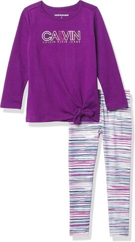 Calvin Klein girls 2 Pieces Leggings Set in Kuwait