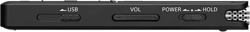 Sony Icd-UX570 MP3/LPCM Digital Voice Recorder (Dictaphone) with Built-in USB, 4GB, OLED Screen - Black in Saudi Arabia