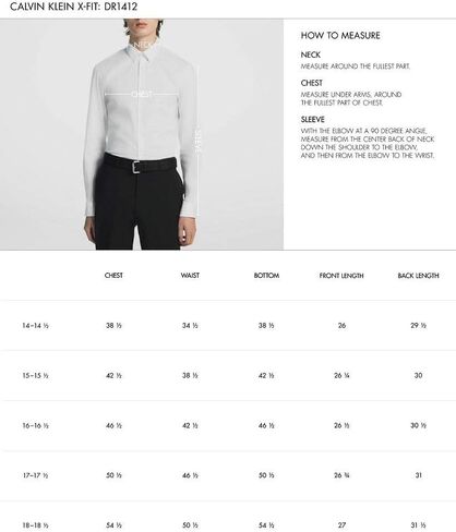 قميص رجالي من Calvin Klein بتصميم ضيق للغاية وغير متعرج in Saudi Arabia