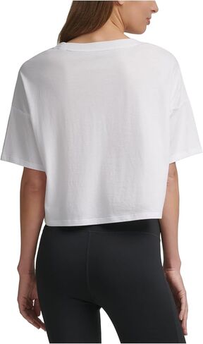 Calvin Klein Performance Women's Sliced Logo Cropped T-Shirt in Saudi Arabia