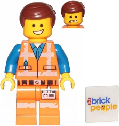 LEGO The Movie 2: Emmet Minifig with Smile and Scared Look in Saudi Arabia