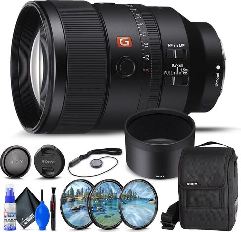 Sony FE 135mm f/1.8 GM Lens (SEL135F18GM) + Filter Kit + Lens Cap Keeper + Cleaning Kit + More (Renewed) in Saudi Arabia
