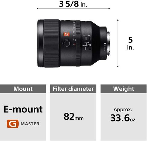 Sony FE 135mm f/1.8 GM Lens (SEL135F18GM) + Filter Kit + Lens Cap Keeper + Cleaning Kit + More (Renewed) in Saudi Arabia