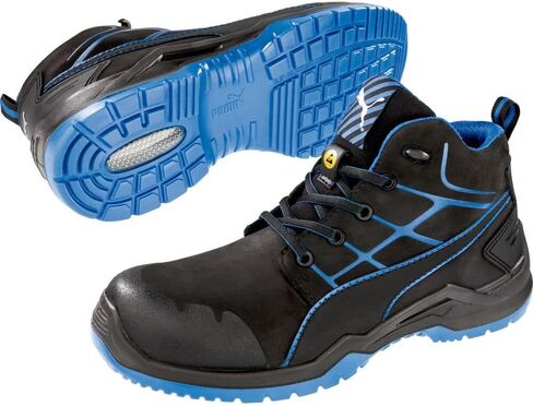 PUMA Safety Mens Krypton Lace-up Safety Boot Blue Size UK 10.5 EU 45 in Saudi Arabia