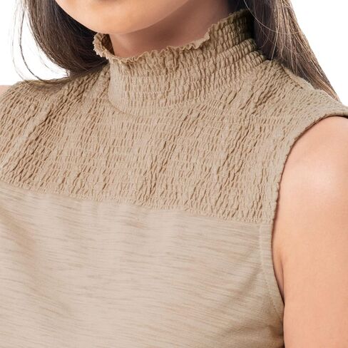 Lee Women's Smocked High-Neck Tank in Saudi Arabia