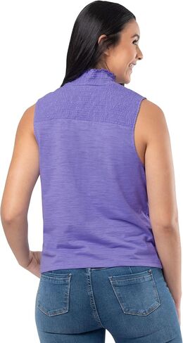 Lee Women's Smocked High-Neck Tank in Saudi Arabia