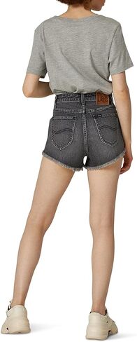 Lee Women's High Rise Cut Off Jean Short in Kuwait