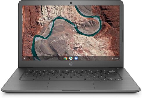 HP Chromebook 14-inch Laptop AMD Dual-Core A4-9120C Processor, 4 GB SDRAM, 32 GB eMMC Storage, Chrome OS (Gray) in Saudi Arabia