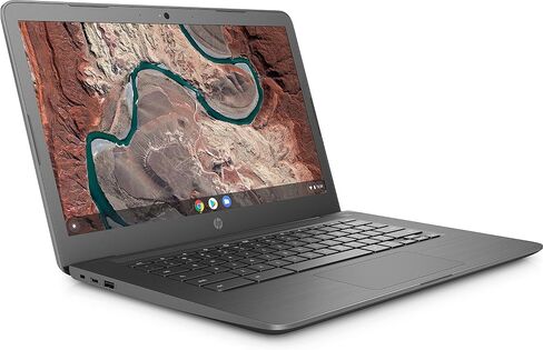 HP Chromebook 14-inch Laptop AMD Dual-Core A4-9120C Processor, 4 GB SDRAM, 32 GB eMMC Storage, Chrome OS (Gray) in Saudi Arabia