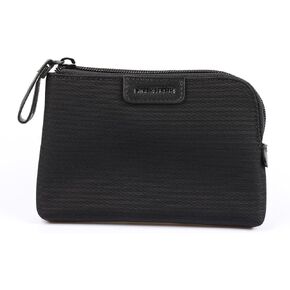 Coin Purse Change Wallet Pouch Nylon Card Holder for Women,Black,YS004 in Saudi Arabia
