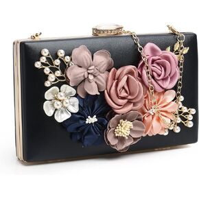 Floral Clutch Floral Clutch Purses For Women 3d Flower Purse Clutch With Roses Flower Clutch Clach Unique Clutch Purses For
