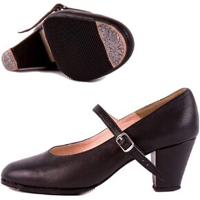 Miguelito 1600 Women's Flamenco Dance Shoes with Nails, Leather, 2.5" Heel in Saudi Arabia