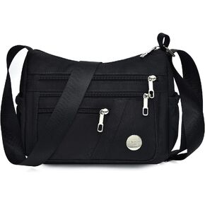 DENGSHANYANG Anti Thief Crossbody Bag for Women Waterproof Shoulder Bag Messenger Bag Casual Nylon Purse Handbag
