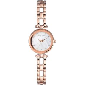 Anne Klein Women's Premium Crystal Accented Open Bracelet Watch