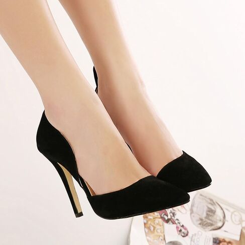 MAIERNISI JESSI Women's Pointy Toe High Heel Stiletto Big Bowknot Pumps in Kuwait