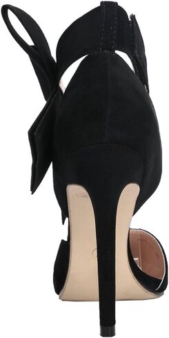 MAIERNISI JESSI Women's Pointy Toe High Heel Stiletto Big Bowknot Pumps in Kuwait