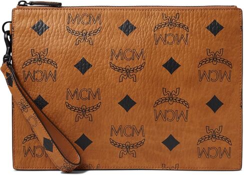 MCM Aren Maxi Monogrammed VI حقيبة مسطحة متوسطة in Kuwait