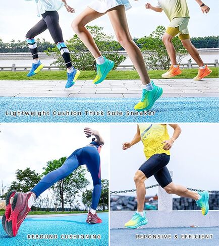 ONEMIX Men's Max Cushioned Walking Shoes with Air Cushion - Plantar Fasciitis Pain Relief in Kuwait