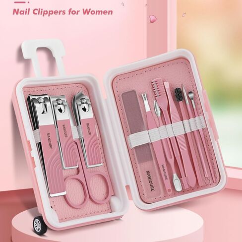 Funny Luggage Nail Clipper Set, Women Stocking Stuffers, Christmas Gifts for Young Girls, Girlfriends, Wife in Saudi Arabia
