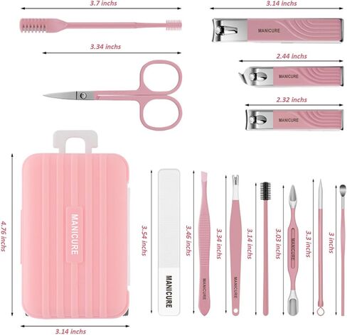 Funny Luggage Nail Clipper Set, Women Stocking Stuffers, Christmas Gifts for Young Girls, Girlfriends, Wife in Saudi Arabia